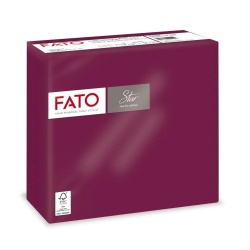 FATO Szalvéta Bordó 38*38cm 2rtg. 40 db/csomag, 30 csomag/karton