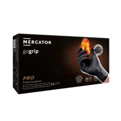 Gogrip nitril kesztyű vastag fekete 50 db/doboz "XL"