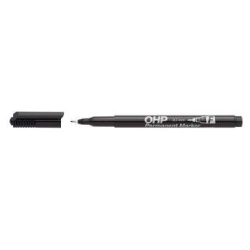 Alkoholos marker, OHP, 0,5 mm, F, ICO, fekete