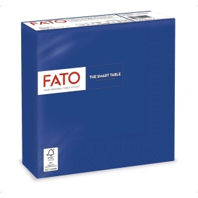 FATO Szalvéta Kék 33*33cm 2rtg.50db/csomag, 24 csomag/karton