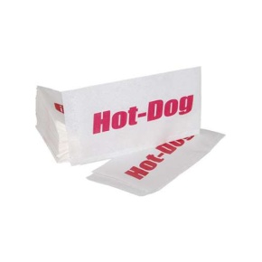 Hot-Dog papírtasak 195*110 mm nyomatott, 200db/cs