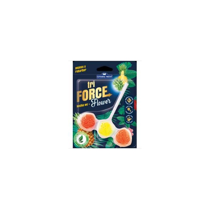 Tri Force Flower WC deo, 45 g, ananász és rebarbara