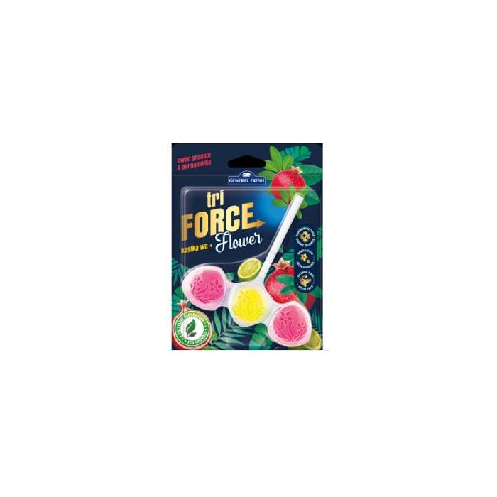 Tri Force Flower WC deo, 45 g, gránátalma és bergamott