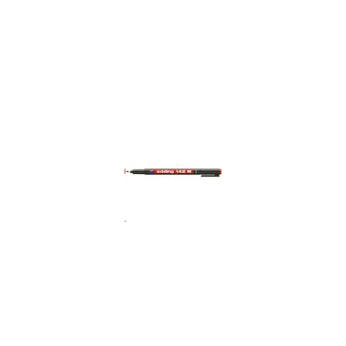 Alkoholos marker, 1 mm, EDDING "142 M", piros